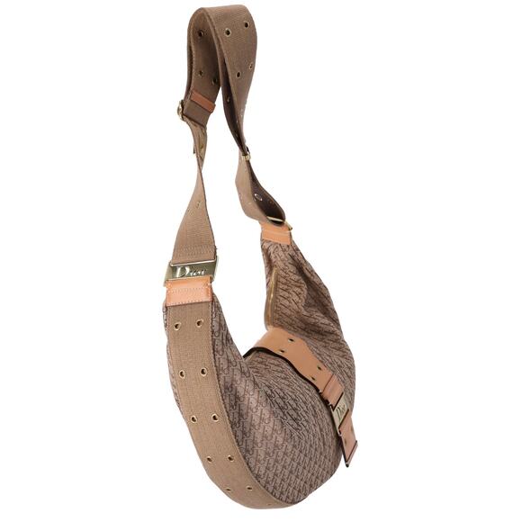 Christian Dior Trotteur Monogram Street Chic Hobo Beige - Picture 9 of 9